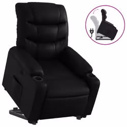 VidaXL 3206599, Simili-cuir, Noir, mousse, 110 kg, 755 mm, 930 mm