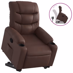 VidaXL 3206601, Simili-cuir, Marron, mousse, 110 kg, 755 mm, 930 mm