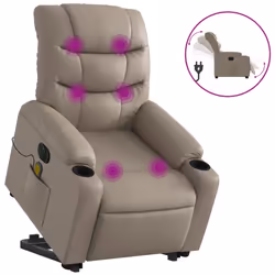 VidaXL 3206612, Simili-cuir, Cappucino, mousse, 110 kg, 755 mm, 930 mm
