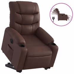 VidaXL 3206615, Simili-cuir, Marron, mousse, 110 kg, 755 mm, 930 mm