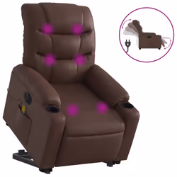 VidaXL 3206622, Simili-cuir, Marron, mousse, 110 kg, 755 mm, 930 mm