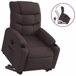 VidaXL 3206650, Tissu, Marron, mousse, 110 kg, 755 mm, 930 mm