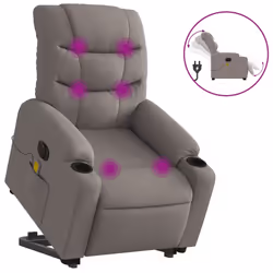 VidaXL 3206679, Tissu, Taupe, mousse, 110 kg, 755 mm, 930 mm