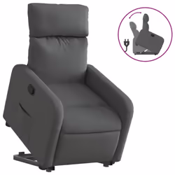 VidaXL 3206700, Tissu, Gris, mousse, 110 kg, 50 cm, 55,5 cm