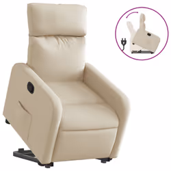 VidaXL 3206707, Tissu, Crème, mousse, 110 kg, 50 cm, 55,5 cm