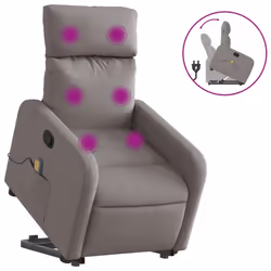 VidaXL 3206715, Tissu, Taupe, mousse, 110 kg, 50 cm, 55,5 cm