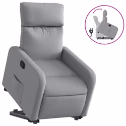 VidaXL 3206717, Tissu, Gris, mousse, 110 kg, 50 cm, 55,5 cm