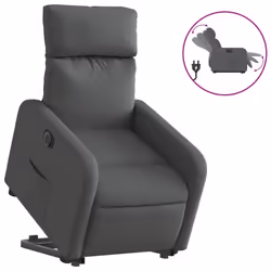 VidaXL 3206718, Tissu, Gris, mousse, 110 kg, 50 cm, 55,5 cm