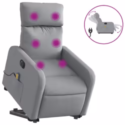 VidaXL 3206726, Tissu, Gris, mousse, 110 kg, 50 cm, 55,5 cm