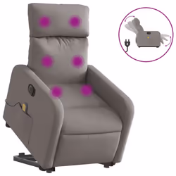 VidaXL 3206733, Tissu, Taupe, mousse, 110 kg, 50 cm, 55,5 cm