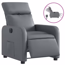 VidaXL 3206738, Simili-cuir, Gris, mousse, 110 kg, 50 cm, 55,5 cm