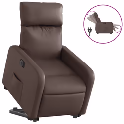 VidaXL 3206751, Simili-cuir, Marron, mousse, 110 kg, 50 cm, 55,5 cm