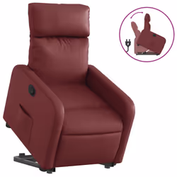 VidaXL 3206753, Simili-cuir, Rouge, mousse, 110 kg, 50 cm, 55,5 cm