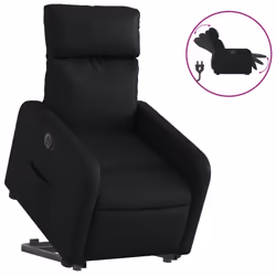 VidaXL 3206763, Simili-cuir, Noir, mousse, 110 kg, 50 cm, 55,5 cm