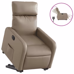 VidaXL 3206769, Simili-cuir, Cappucino, mousse, 110 kg, 50 cm, 55,5 cm