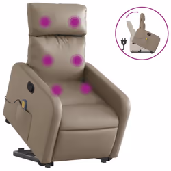 VidaXL 3206776, Simili-cuir, Cappucino, mousse, 110 kg, 50 cm, 55,5 cm