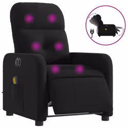 VidaXL 3206788, Tissu, Noir, mousse, 110 kg, 660 mm, 890 mm