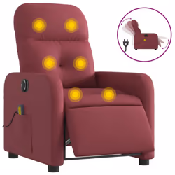VidaXL 3206789, Tissu, Rouge, mousse, 110 kg, 660 mm, 890 mm
