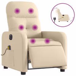 VidaXL 3206794, Tissu, Crème, mousse, 110 kg, 660 mm, 890 mm