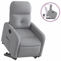 VidaXL 3206795, Tissu, Gris, mousse, 110 kg, 660 mm, 890 mm