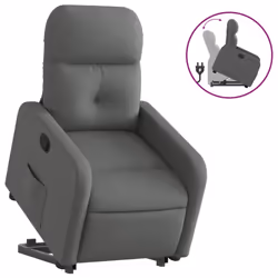 VidaXL 3206796, Tissu, Gris, mousse, 110 kg, 660 mm, 890 mm