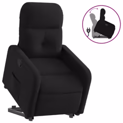 VidaXL 3206797, Tissu, Noir, mousse, 110 kg, 660 mm, 890 mm
