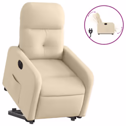 VidaXL 3206821, Tissu, Crème, mousse, 110 kg, 660 mm, 890 mm