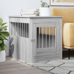 Meuble de cage pour chiens sonoma gris 64,5x80x71 cm - Vidaxl