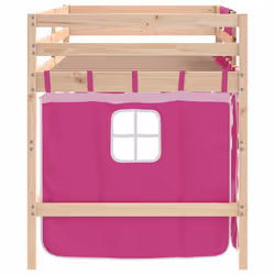 VidaXL 3206957 Lit pour enfant Rose Polyester - Vue supplémentaire 8
