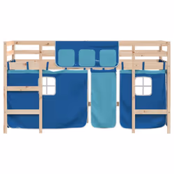 VidaXL 3206965 Lit pour enfant Bleu Polyester - Vue supplémentaire 5