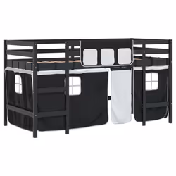 VidaXL 3206970, Noir, Blanc, Polyester, 90 x 200 mm, 1 pièce(s)
