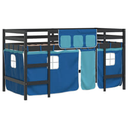VidaXL 3206971 Lit pour enfant Bleu Polyester