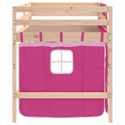 VidaXL 3206975 Lit pour enfant Rose Polyester - Vue supplémentaire 8
