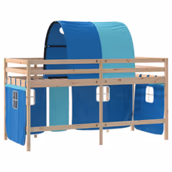 VidaXL 3206983 Lit pour enfant Bleu Polyester - Vue supplémentaire 8