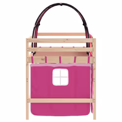 VidaXL 3206984 Lit pour enfant Rose Polyester - Vue supplémentaire 8