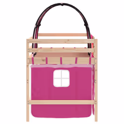 VidaXL 3206993 Lit pour enfant Rose Polyester - Vue supplémentaire 8