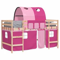 VidaXL 3207002 Lit pour enfant Rose Polyester - Vue supplémentaire 4