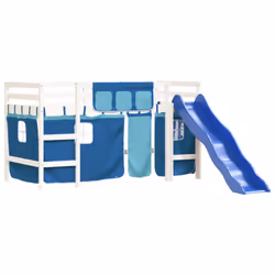 VidaXL 3207022 Lit pour enfant Bleu Polyester
