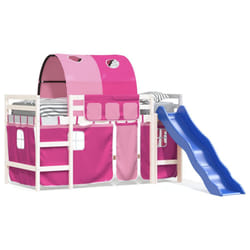 VidaXL 3207041 Lit pour enfant Rose Polyester