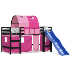 VidaXL 3207044 Lit pour enfant Rose Polyester