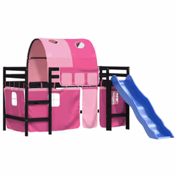 VidaXL 3207044 Lit pour enfant Rose Polyester