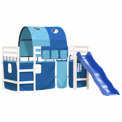 VidaXL 3207049 Lit pour enfant Bleu Polyester