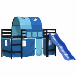 VidaXL 3207061 Lit pour enfant Bleu Polyester