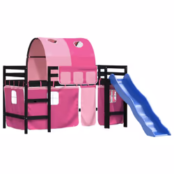 VidaXL 3207062 Lit pour enfant Rose Polyester