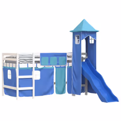 VidaXL 3207067 Lit pour enfant Bleu Polyester