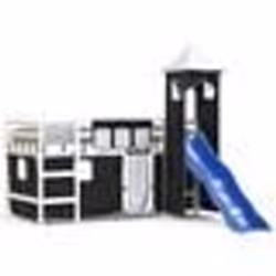 vidaXL Lit mezzanine enfants avec tour sans matelas 90x200 cm