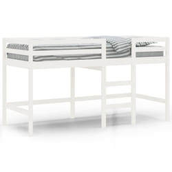 VidaXL 835887 Lit pour enfant Blanc Bois