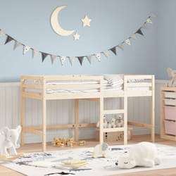 Vidaxl - Lit mezzanine d'enfants sans matelas avec échelle 90x190 cm