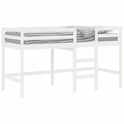 VidaXL 835893 Lit pour enfant Blanc Bois