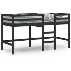 VidaXL 835894 Lit pour enfant Noir Bois